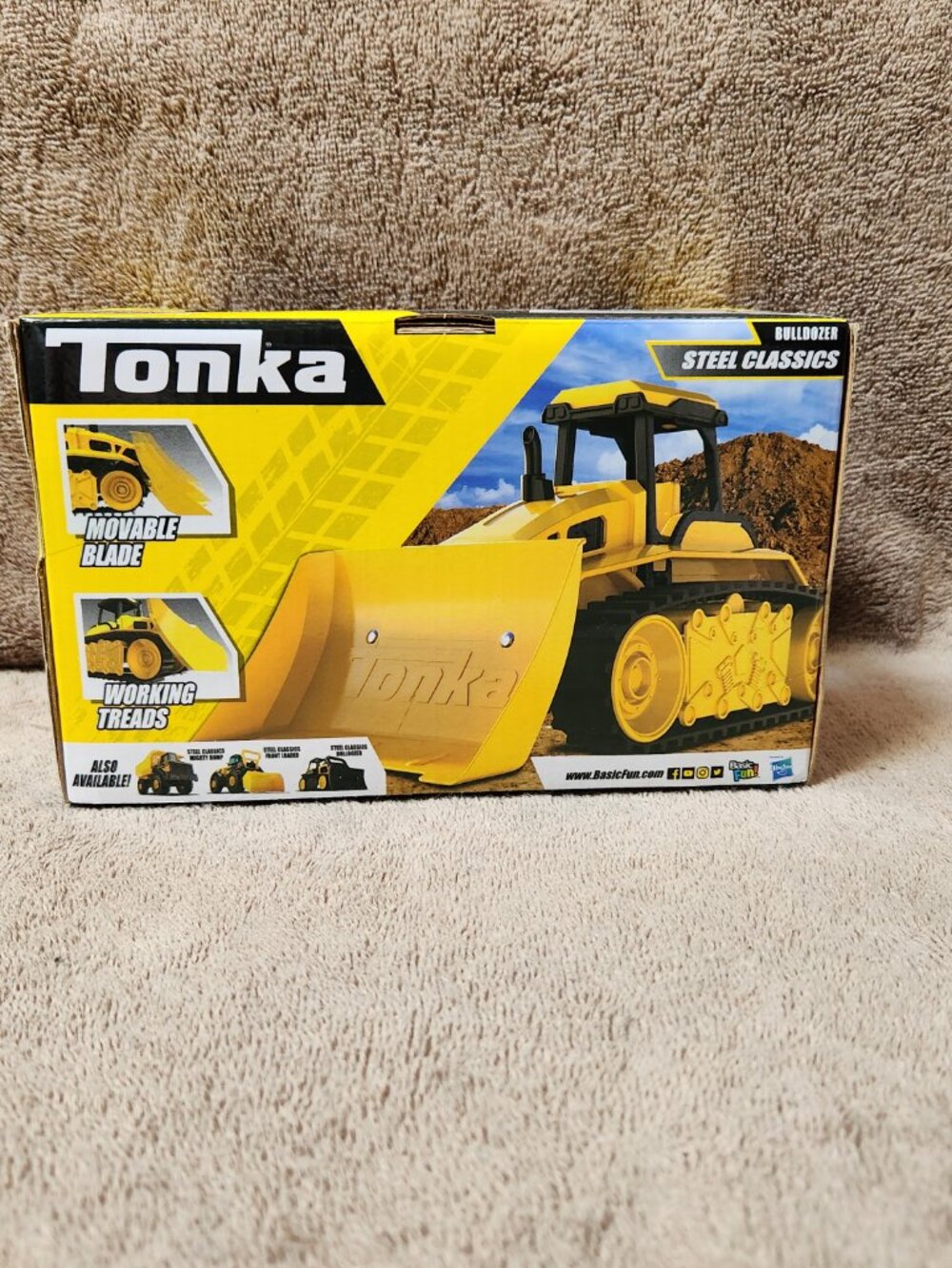 TONKA Steel Classics Toy Dump Truck and Bulldozer = NEW - Picture 8 of 8
